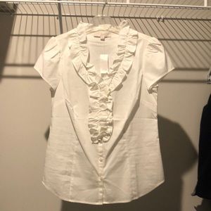 Loft white blouse